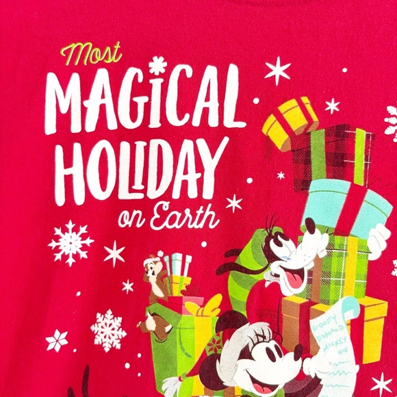 Disney Parks Disney World Christmas Most Magical Holiday On Earth Tee Size XS - Picture 5 of 9